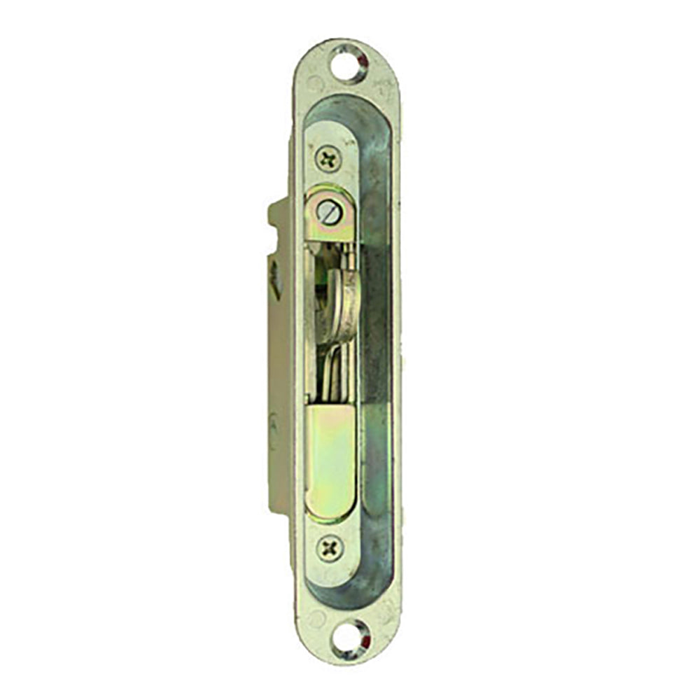 Mortise Lock and Trim Plate with 45 Degree Slot for Sliding Glass Door Yellow Dichromate - Mortise Lock and Trim Plate with 45 Degree Slot for Sliding Glass Door Yellow Dichromate
