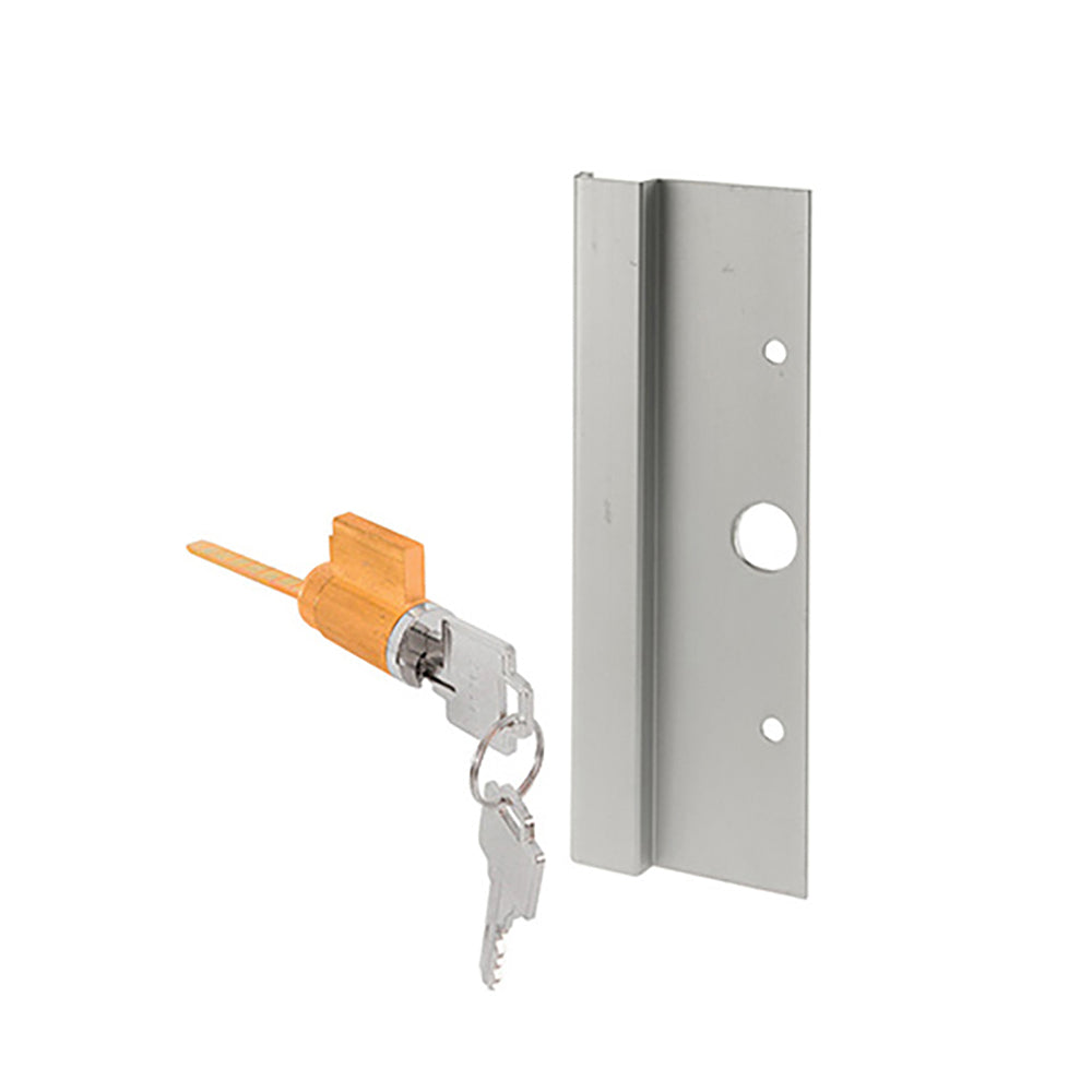 External Pull and Key Lock for Sliding Patio Door - 4-15/16 Inch - Extruded Aluminum - Choose Color - External Pull and Key Lock for Sliding Patio Door - 4-15/16 Inch - Extruded Aluminum - Choose Color