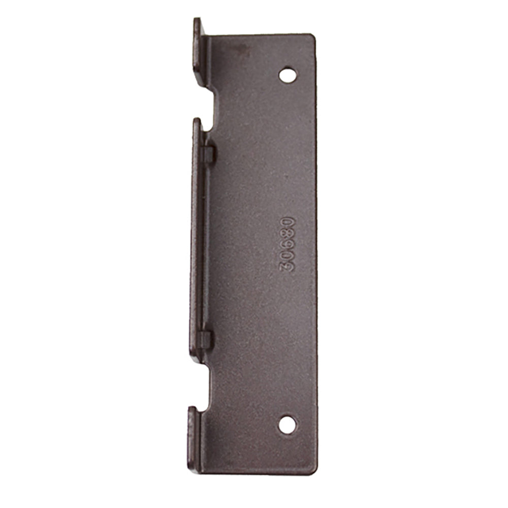 Truth Auxiliary Strike Plate Foot Bolt Keeper 2 Hole Angled - Truth Auxiliary Strike Plate Foot Bolt Keeper 2 Hole Angled
