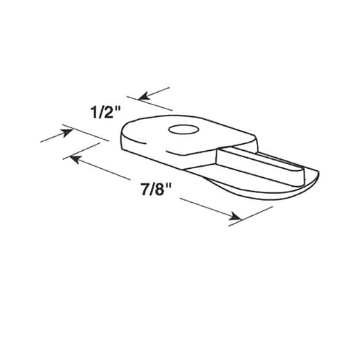 Window Screen Flush Clips - Nylon - Grey - 12 Pack - Window Screen Flush Clips - Nylon - Grey - 12 Pack