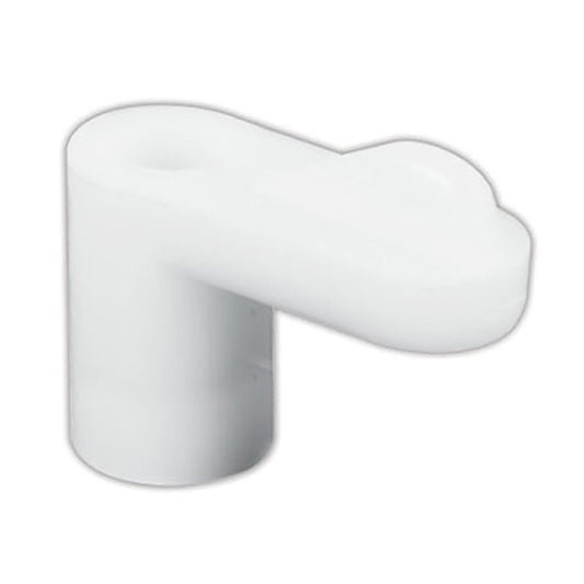 Window Screen Clips, Plastic, 7/16” offset, White - 12 Pack