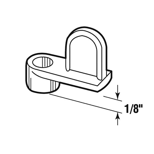 Diecast Screen Clips Zinc 1/8