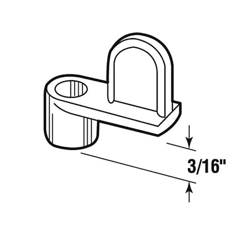 Diecast Screen Clip, Zinc - 3/16 offset - 12 Pack - Diecast Screen Clip, Zinc - 3/16 offset - 12 Pack