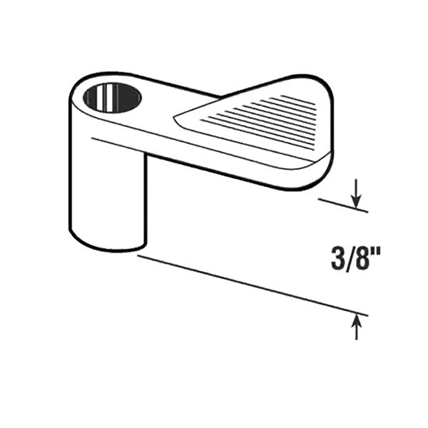 Window Screen Plastic Clips, 3/8 Inch Offset, Bronze - 12 pa - Window Screen Plastic Clips, 3/8 Inch Offset, Bronze - 12 pa
