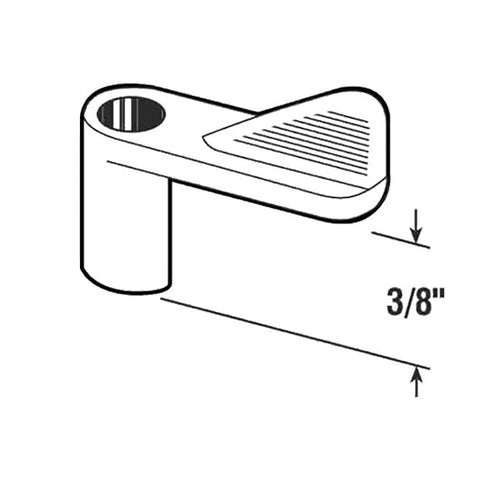Window Screen Plastic Clips, 3/8 Inch Offset, Bronze - 12 pa - Window Screen Plastic Clips, 3/8 Inch Offset, Bronze - 12 pa