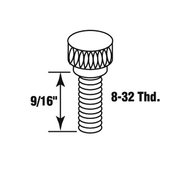 Storm Door Panel Clip Thumbscrews - Storm Door Panel Clip Thumbscrews