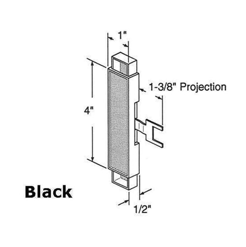 Locking Slide Latch Assembly - Black - Locking Slide Latch Assembly - Black