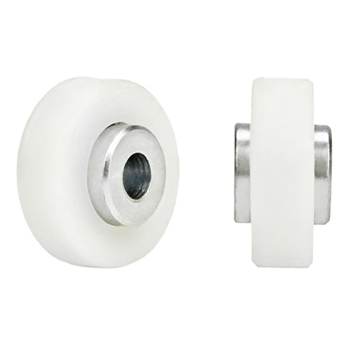 Ball Bearing Wheel Roller for Shower Doors Non-Threaded 3/4