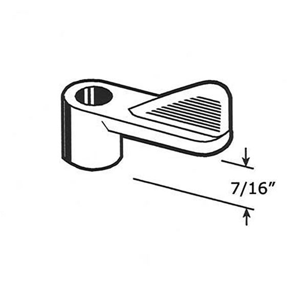 Window Screen Clips, Plastic, 7/16 offset, Grey - 12 Pack - Window Screen Clips, Plastic, 7/16 offset, Grey - 12 Pack