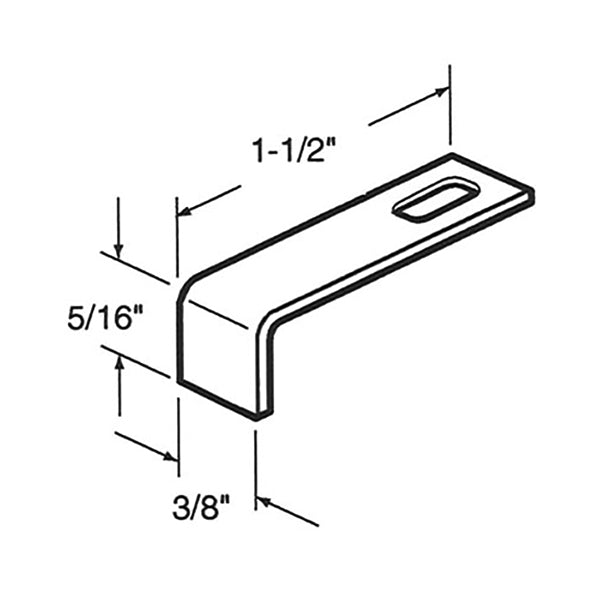 Stretcher Clip - For Recessed Screen Frame - 12 Pack - Stretcher Clip - For Recessed Screen Frame - 12 Pack
