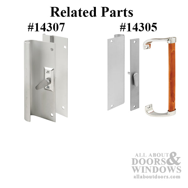 Mortise Lock for Sliding Patio Door with Unique Body and Vertical Keyway - Mortise Lock for Sliding Patio Door with Unique Body and Vertical Keyway