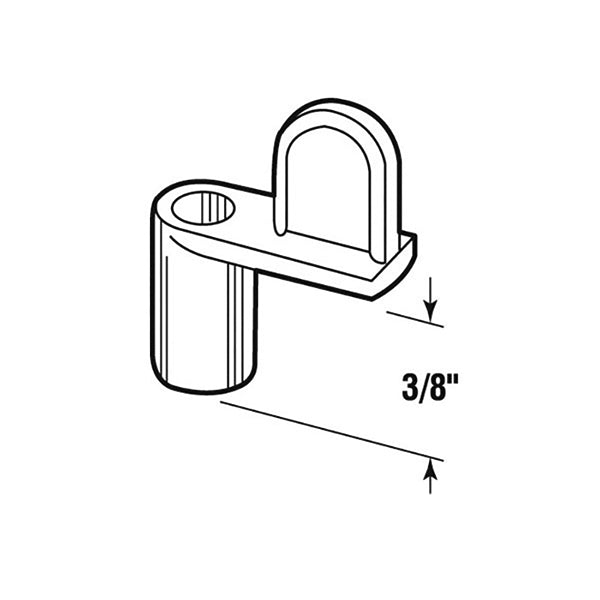 Diecast Screen Clips Zinc 3/8