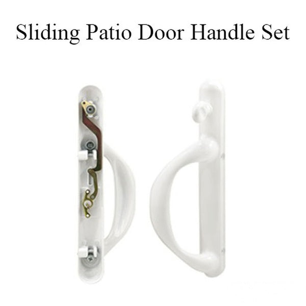 Door Handle For Sliding Glass Patio Door Left Handed White Door Handle Set - Door Handle For Sliding Glass Patio Door Left Handed White Door Handle Set