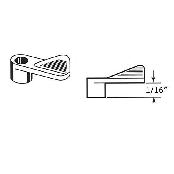 Window Screen Clip 1/16” Offset 12 Pack - Window Screen Clip 1/16” Offset 12 Pack