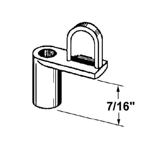 Window Screen Diecast Clips, 7/16 Inch - Black - 12 Pack - Window Screen Diecast Clips, 7/16 Inch - Black - 12 Pack