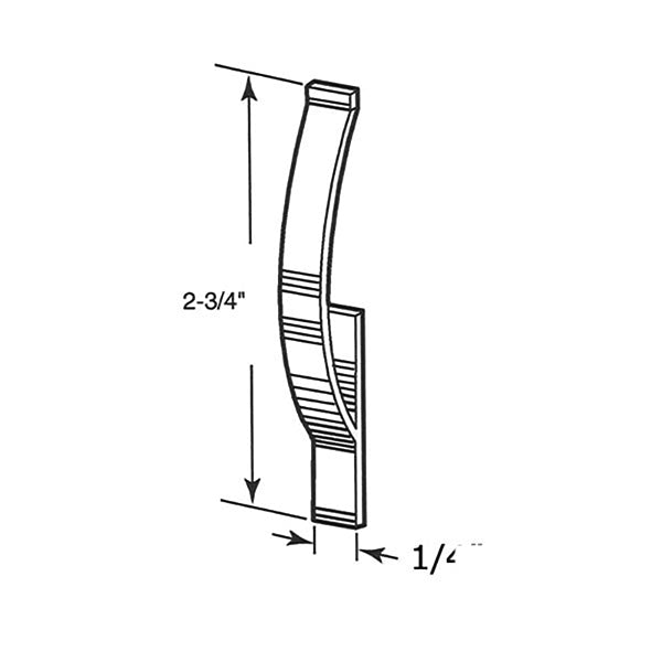 Window Screen Corner Mounted Tension Spring 2-9/16