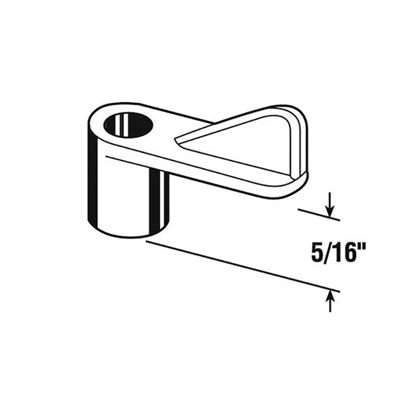 Window Screen Clips, Plastic , 5/16 inch offset -White - Window Screen Clips, Plastic , 5/16 inch offset -White