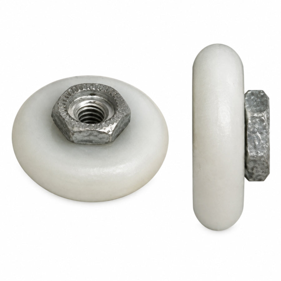 Oval Nylon Ball Bearing Wheel Roller for Shower Doors 7/8