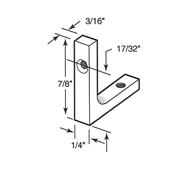 Sliding Window Corner Inserts, 4 Pack - Extruded Aluminum - Sliding Window Corner Inserts, 4 Pack - Extruded Aluminum