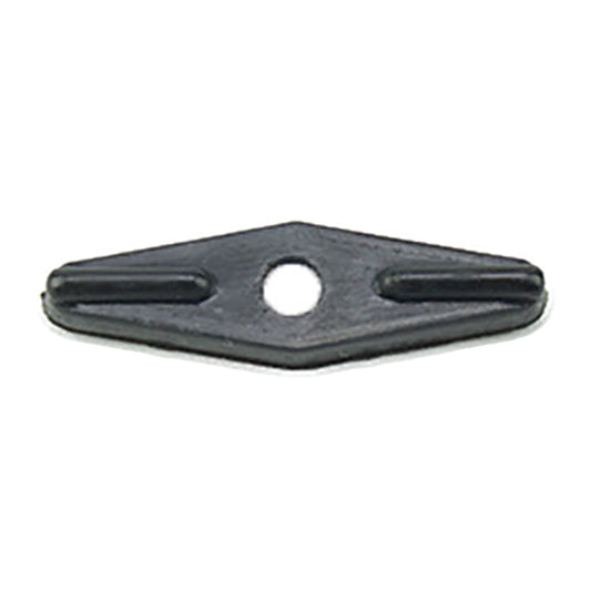 Flush Clips - Plastic - Black - 12 pack