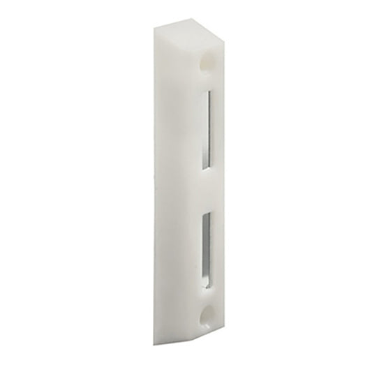 Keeper for Sliding Patio Door, Plastic - White