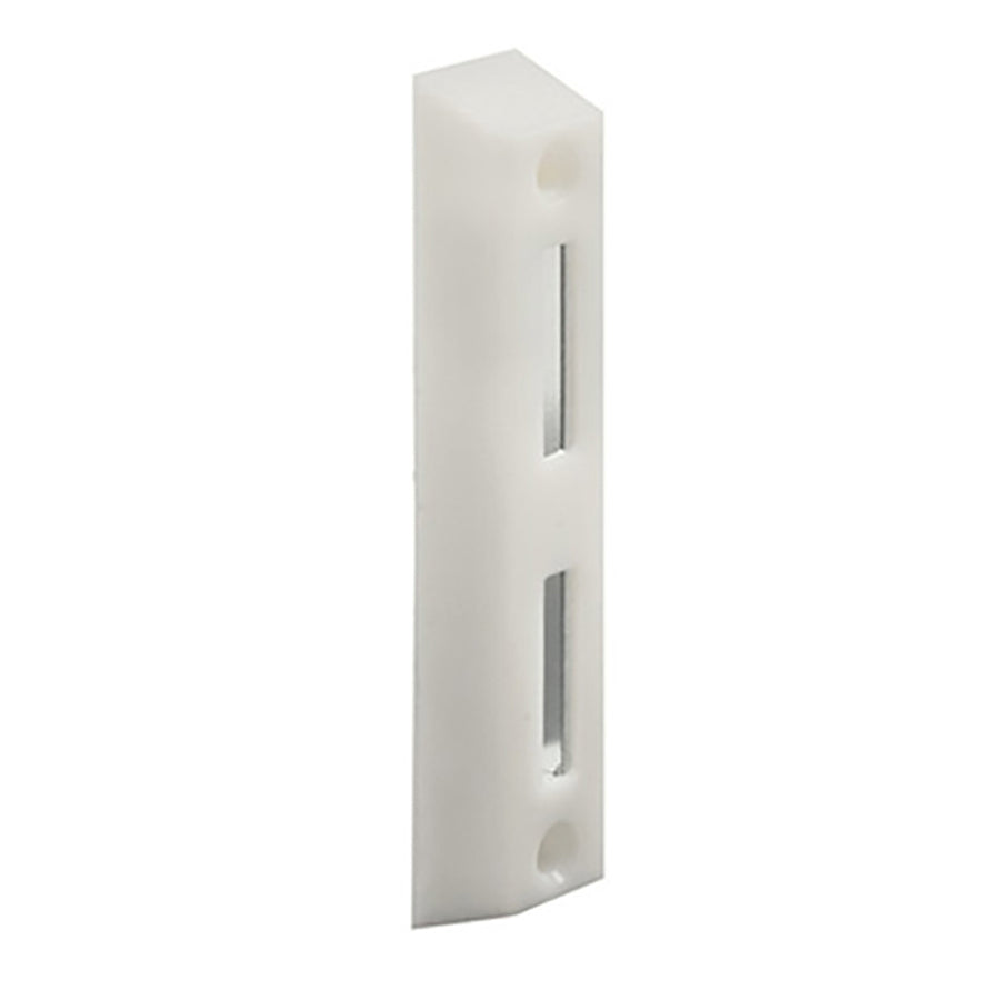 Keeper for Sliding Patio Door, Plastic - White - Keeper for Sliding Patio Door, Plastic - White