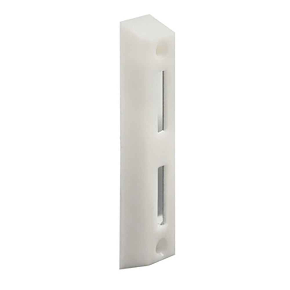 Keeper for Sliding Patio Door, Plastic - White - Keeper for Sliding Patio Door, Plastic - White
