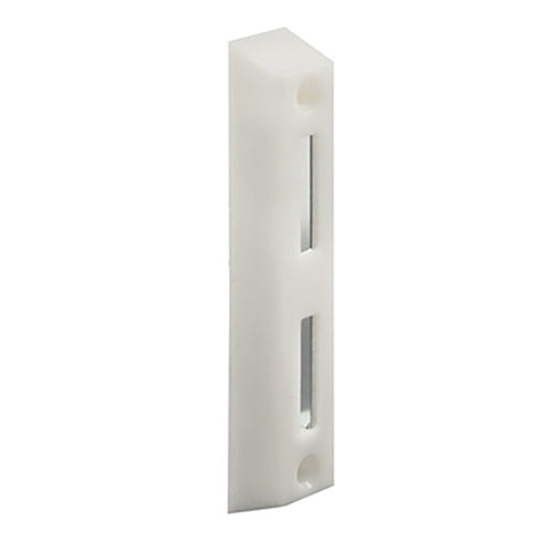 Keeper for Sliding Patio Door, Plastic - White - Keeper for Sliding Patio Door, Plastic - White