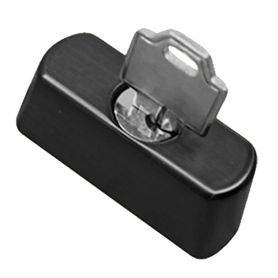 Charlotte Key Lock Housing and Cylinder for Sliding Doors Venetian Bronze Finish - Charlotte Key Lock Housing and Cylinder for Sliding Doors Venetian Bronze Finish