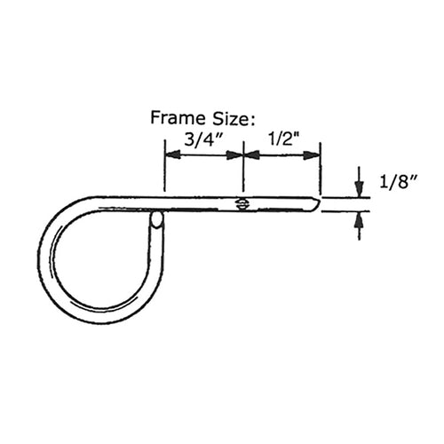 Window Screen Lock Pin, 1/8” Diameter - Window Screen Lock Pin, 1/8” Diameter