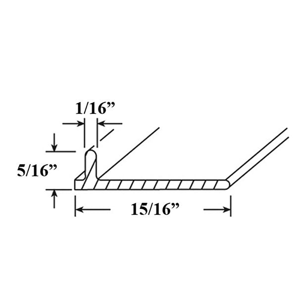 Screen Door Repair Track - Sliding Patio Door, Anodized Aluminum - 6 feet (72 inches) - Screen Door Repair Track - Sliding Patio Door, Anodized Aluminum - 6 feet (72 inches)