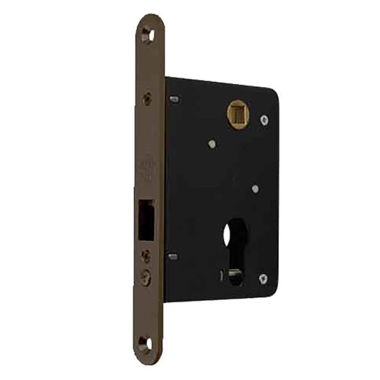 Sliding Door Mortise Lock Face with Hub 2" Backset