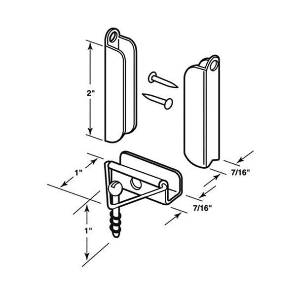 Window Screen Hangers and Latches - Window Screen Hangers and Latches