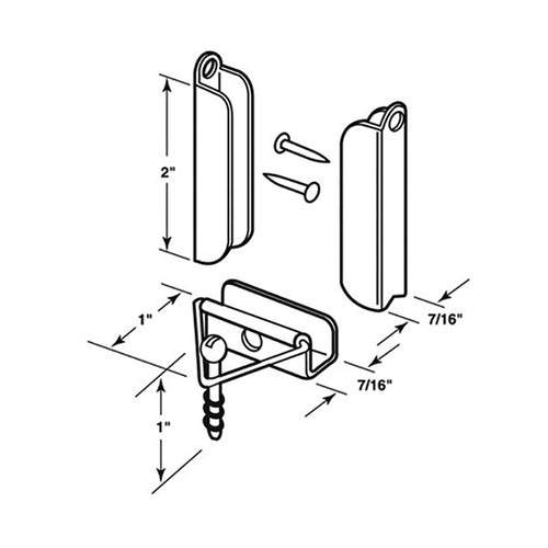 Window Screen Hangers and Latches - Window Screen Hangers and Latches