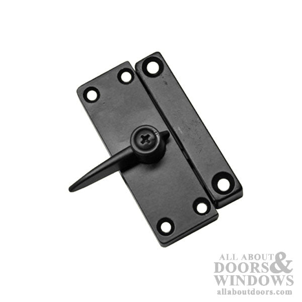 Right Hand Surface Mount Latch for Sliding Screen Door - Black - Right Hand Surface Mount Latch for Sliding Screen Door - Black