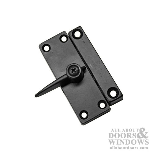 Right Hand Surface Mount Latch for Sliding Screen Door - Black - Right Hand Surface Mount Latch for Sliding Screen Door - Black