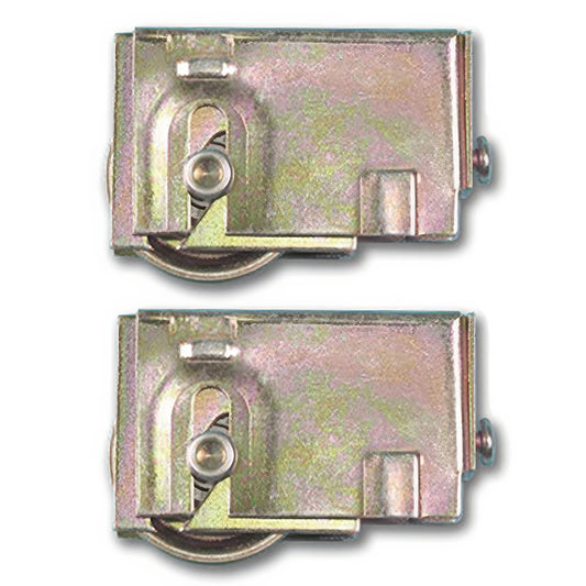 Sliding Glass Door Roller Pair 1.5 Inch Steel Wheel With Metal Housing