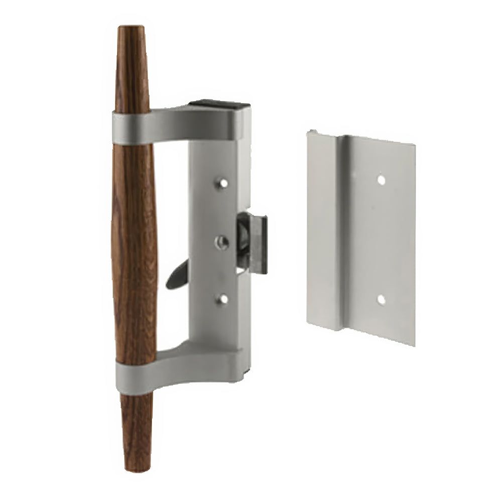 Handle Set - Sliding Patio Door, International - Clamp Latch - Aluminum - Handle Set - Sliding Patio Door, International - Clamp Latch - Aluminum