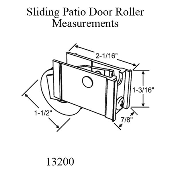Sliding Door Roller With Open Back Housing 1.5 Inch Steel Wheel With Adjustable Aluminum Housing - Sliding Door Roller With Open Back Housing 1.5 Inch Steel Wheel With Adjustable Aluminum Housing
