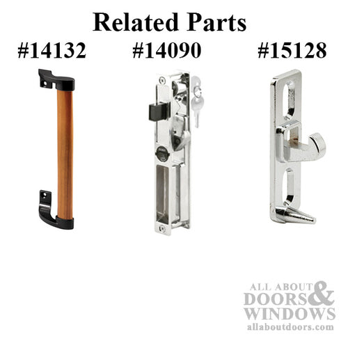 Stained Finish Pull Handle with 6-1/2