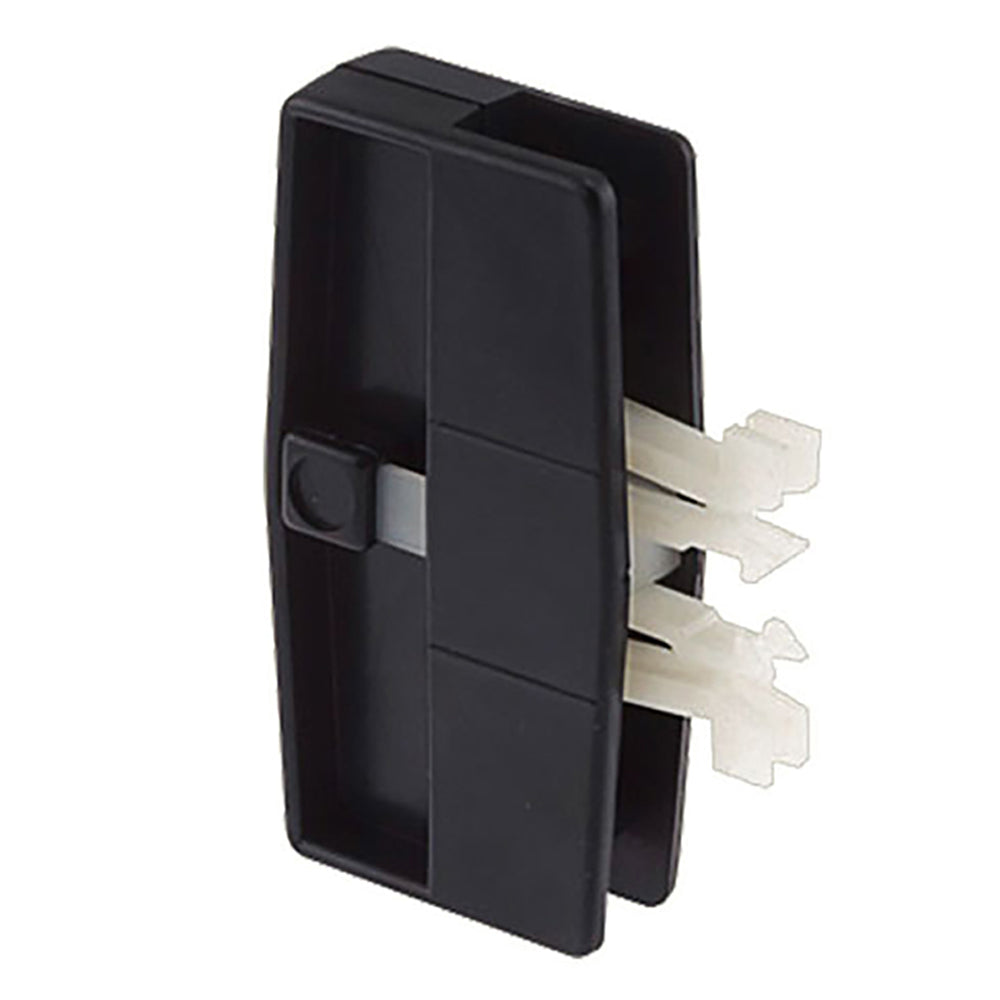 Non-Handed Plastic Latch & Pull Handle Set with Security Lock for Sliding Screen Door - Black - Non-Handed Plastic Latch & Pull Handle Set with Security Lock for Sliding Screen Door - Black