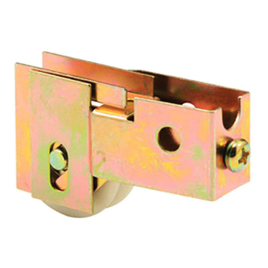 Sliding Patio Door Roller Assembly with Adjustable Steel U Tab Housing 1.25 Inch Nylon Wheel Diameter