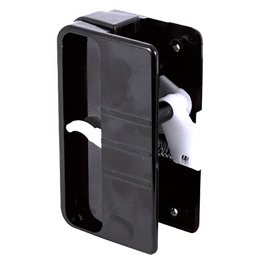 Non-Handed Latch & Pull with Security Lock for Sliding Screen Door - Black - Non-Handed Latch & Pull with Security Lock for Sliding Screen Door - Black