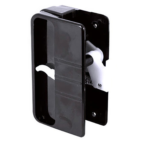 Non-Handed Latch & Pull with Security Lock for Sliding Screen Door - Black - Non-Handed Latch & Pull with Security Lock for Sliding Screen Door - Black