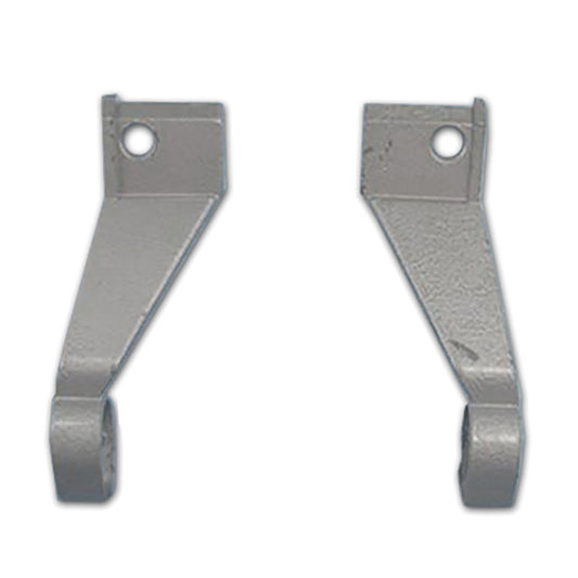Daryl Patiorama Gold Handle Brackets, pairs- Silver Painted