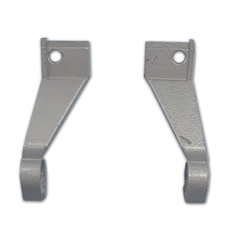 Daryl Patiorama Gold Handle Brackets, pairs- Silver Painted - Daryl Patiorama Gold Handle Brackets, pairs- Silver Painted