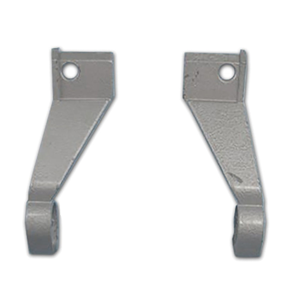 Daryl Patiorama Gold Handle Brackets, pairs- Silver Painted - Daryl Patiorama Gold Handle Brackets, pairs- Silver Painted