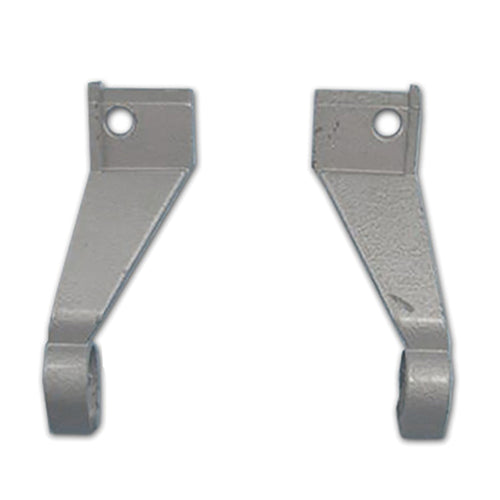 Daryl Patiorama Gold Handle Brackets, pairs- Silver Painted - Daryl Patiorama Gold Handle Brackets, pairs- Silver Painted