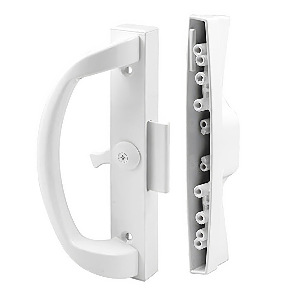 Sliding Patio Door Handle Set Clamp Style 4.9375  Inch Hole Center - Sliding Patio Door Handle Set Clamp Style 4.9375  Inch Hole Center