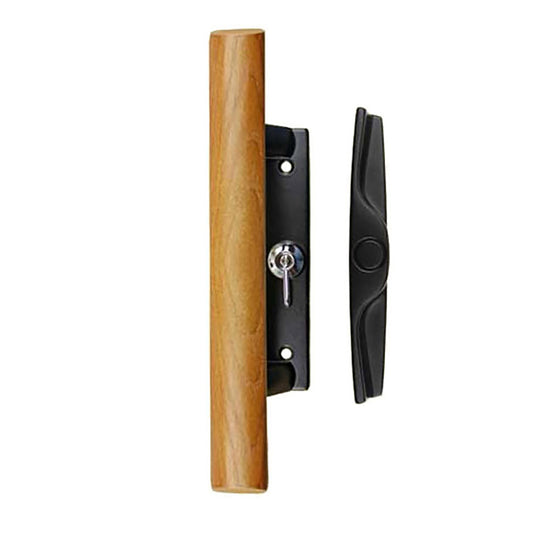 Handle Set for Sliding Patio Door with Internal Lock 3-15/16 inch Screw Hole Center